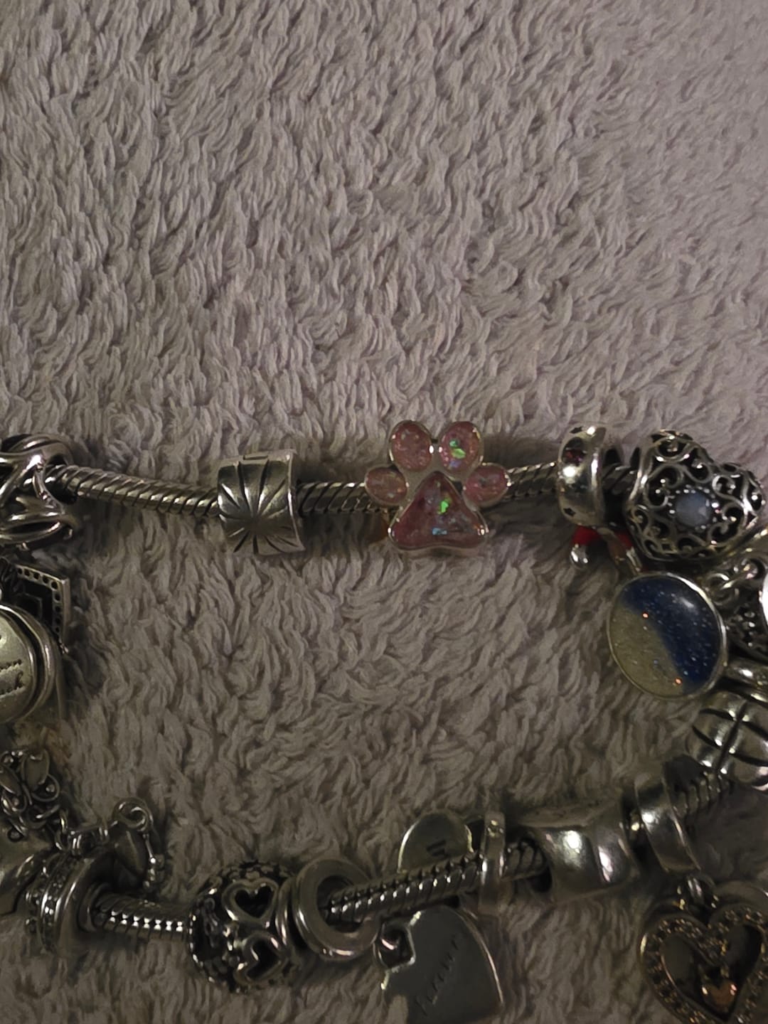 Customer photo review of Little Pawprint Charm