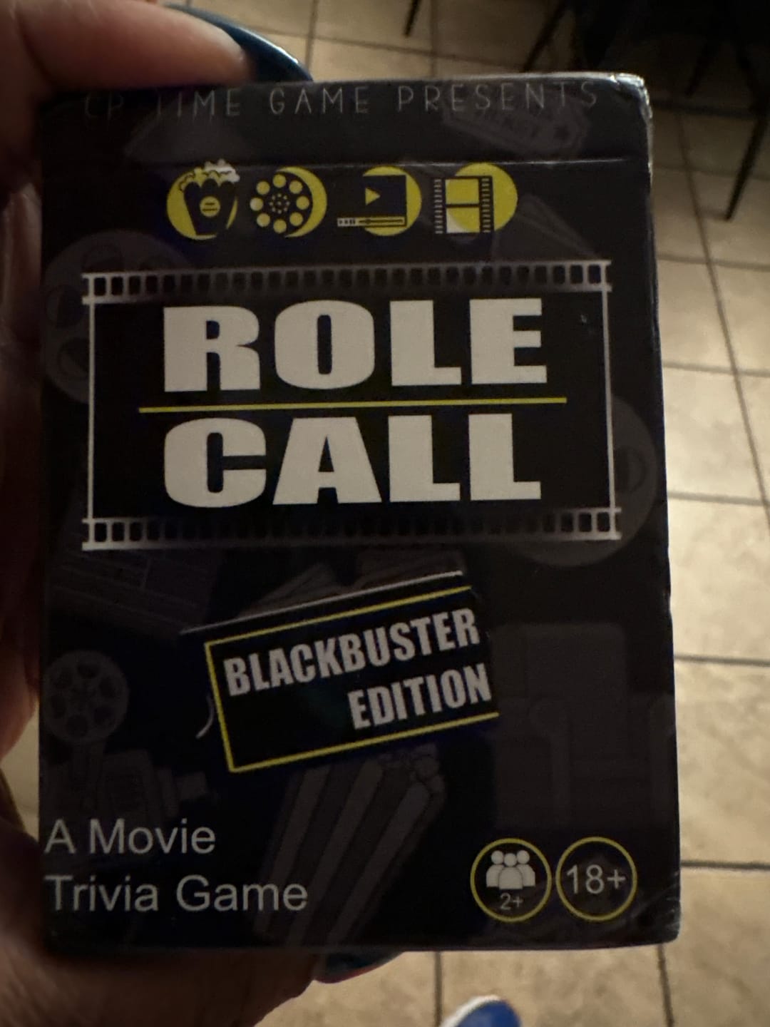 Customer photo review of Role Call Game: Blackbuster Edition