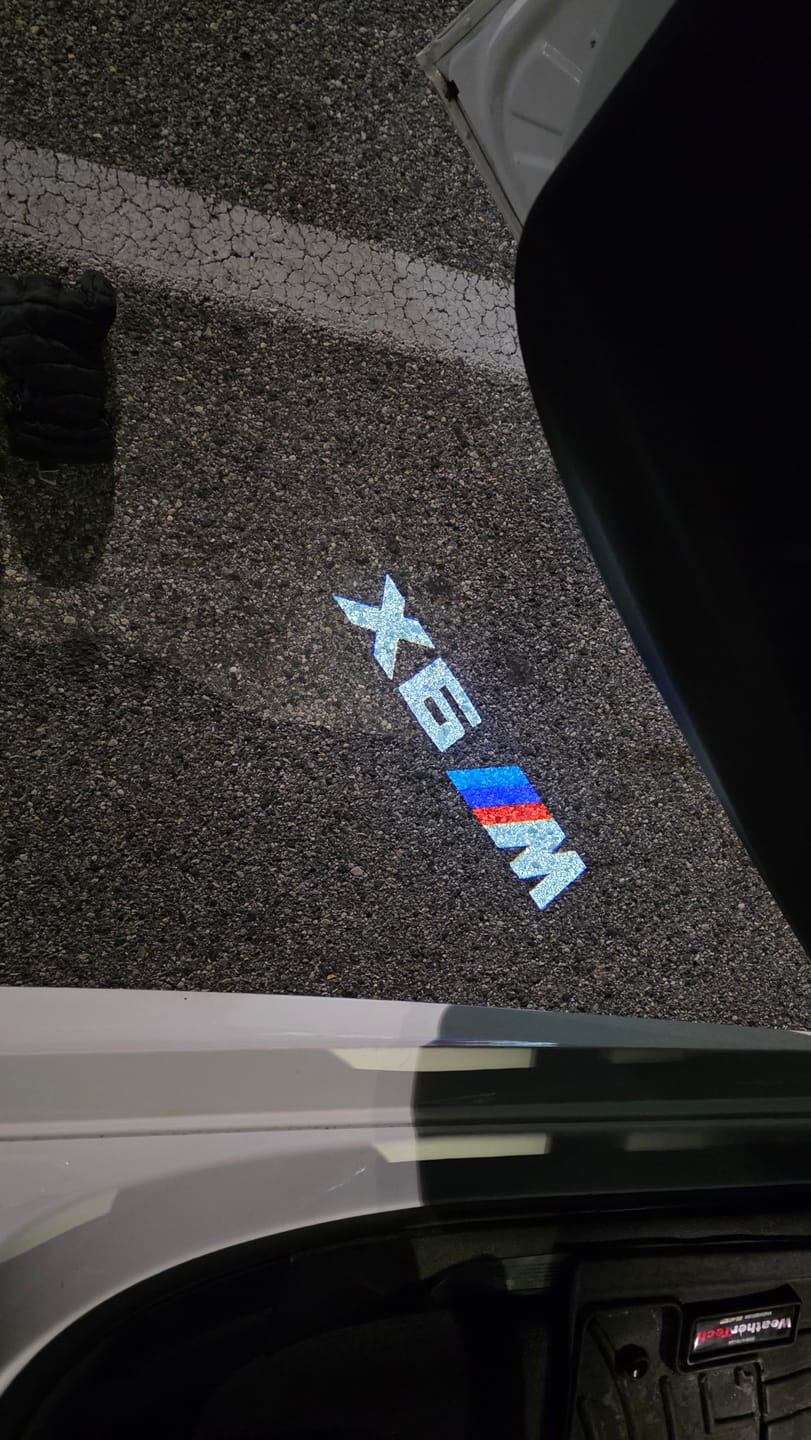 Customer photo review of BMW X SERIES DOOR LIGHTS