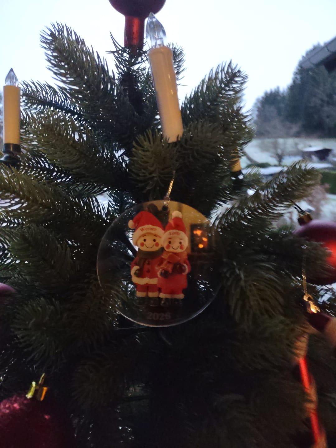 Customer photo review of Familienmitglieder mit 1-9 Personen - Personalisierter Baumschmuck
