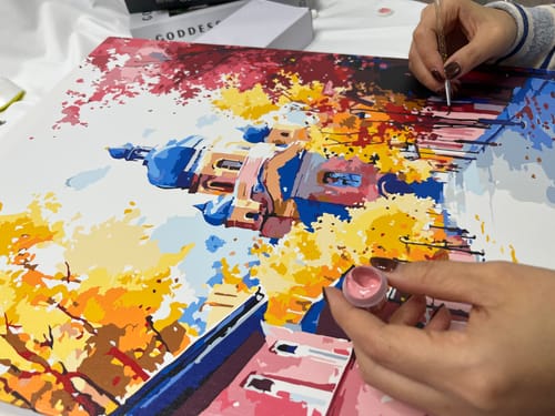 Customer photo review of Colorful street view