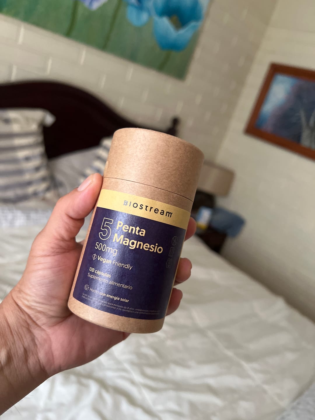 Customer photo review of Penta Magnesio - Bisglicinato, Citrato, Malato, Taurato, L-Treonato 120 Cápsulas Vegano