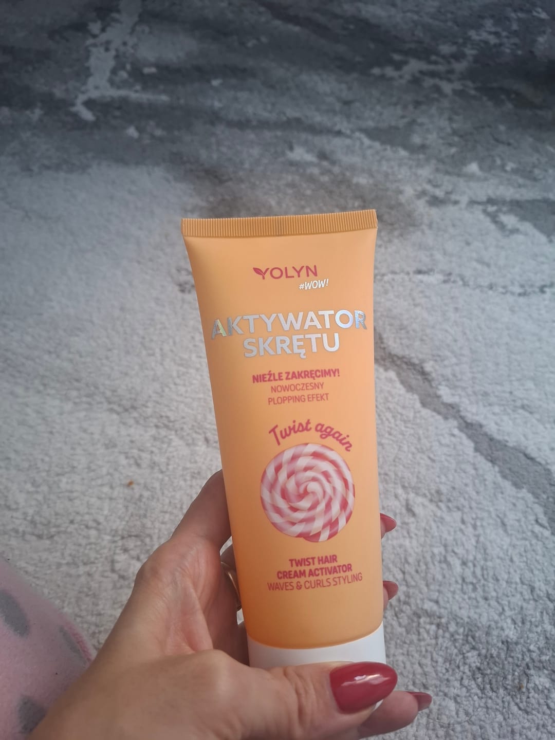 Customer photo review of Крем активатор за къдрава коса YOLYN WOW Twist Hair Cream Activator