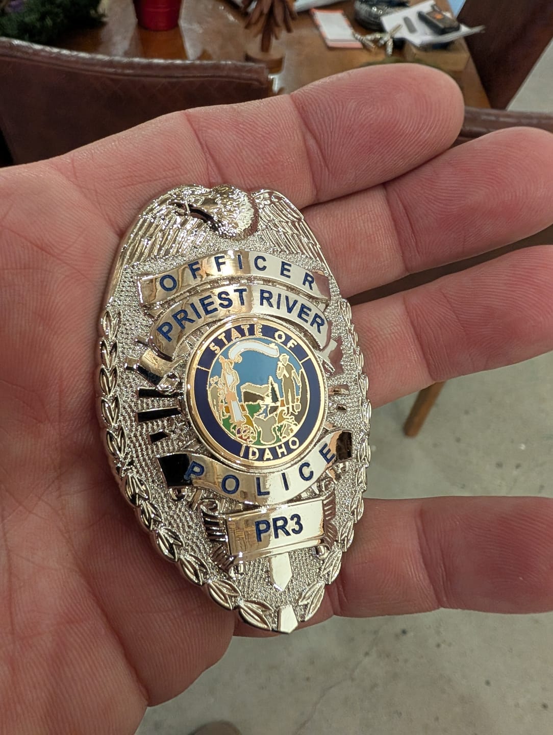 Customer photo review of Customizable Badge MA12