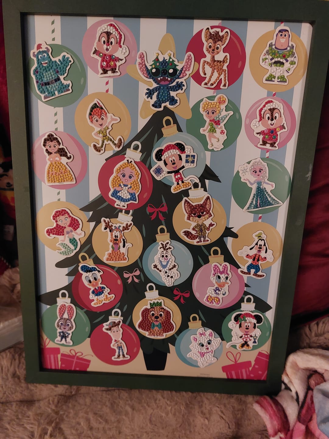 Customer photo review of Disney Crystal Art Advent Calendar