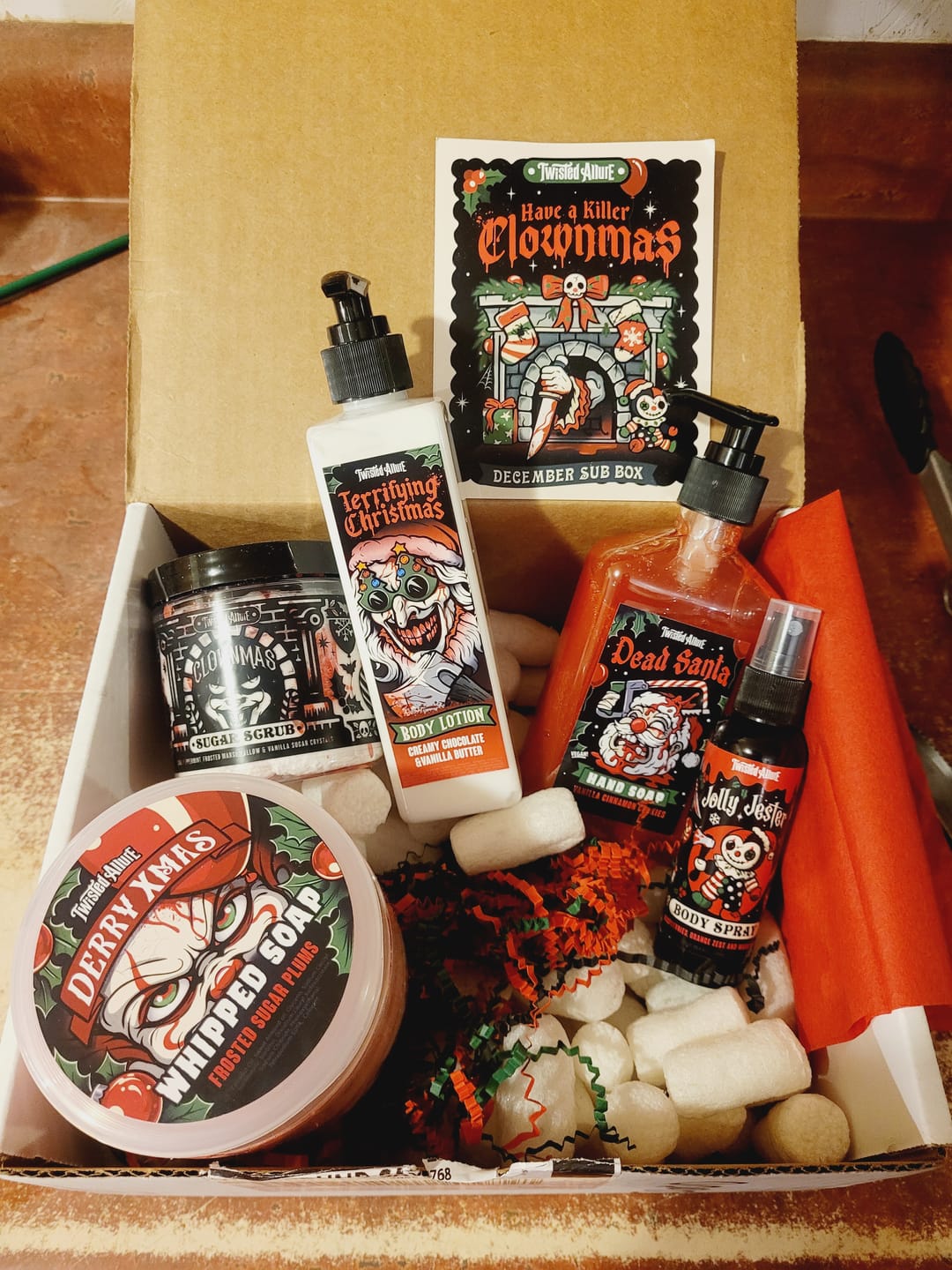 Customer photo review of Monthly Subscription Box