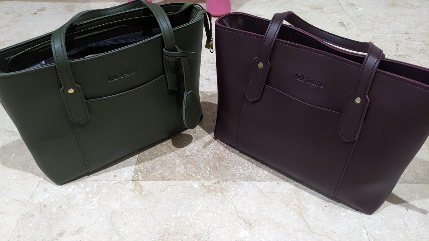 Customer photo review of Black Belle The Perfect Tote Bag
