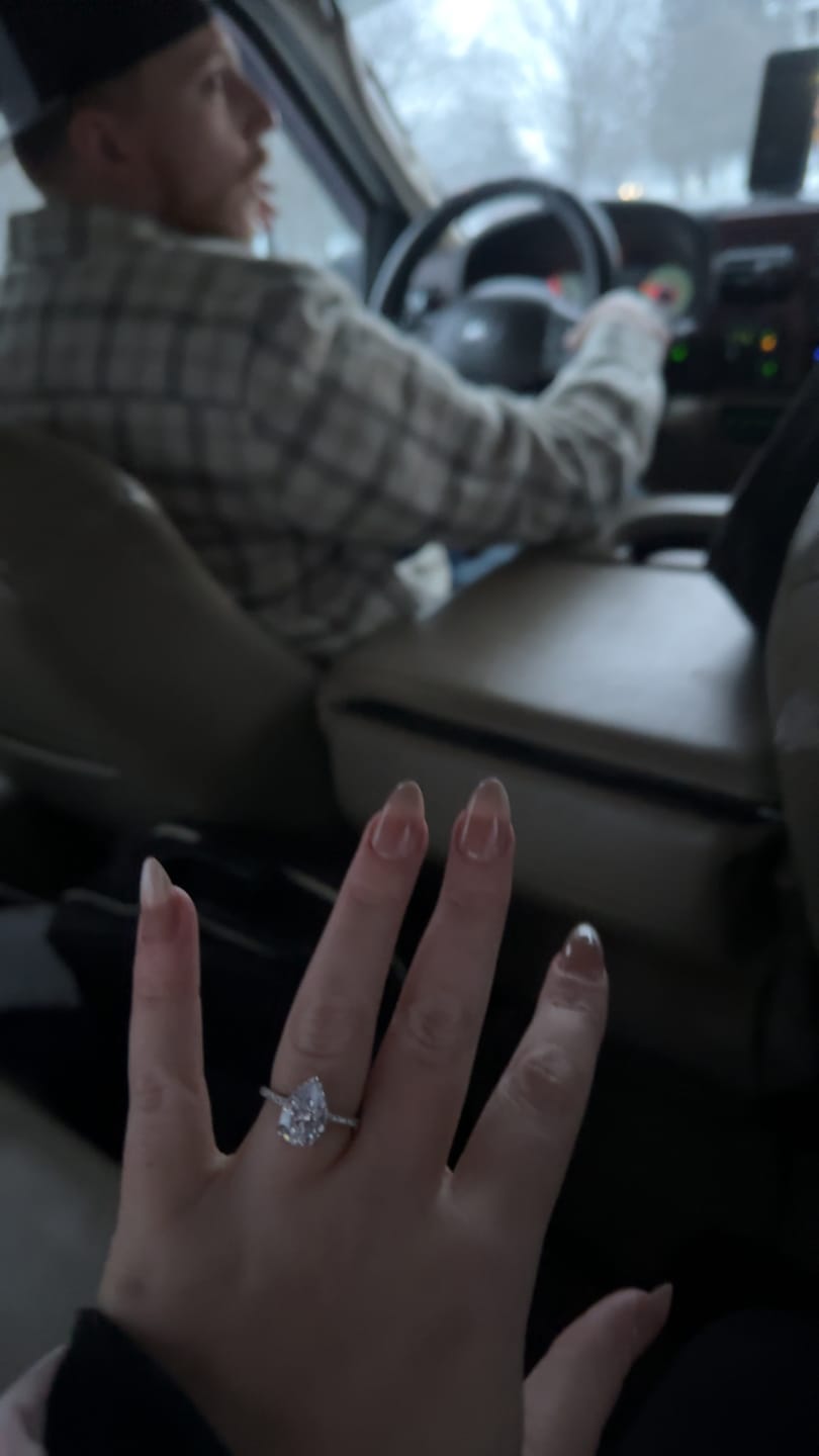 Customer photo review of Eclipse Teardrop Ring