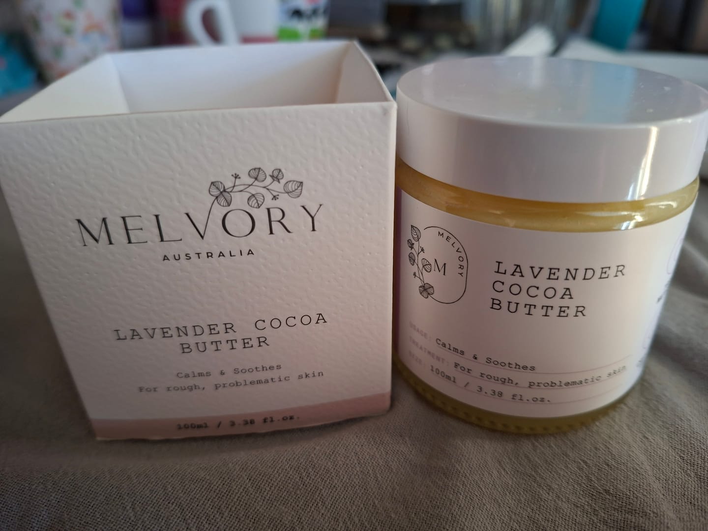 Customer photo review of Lavender Cocoa Butter