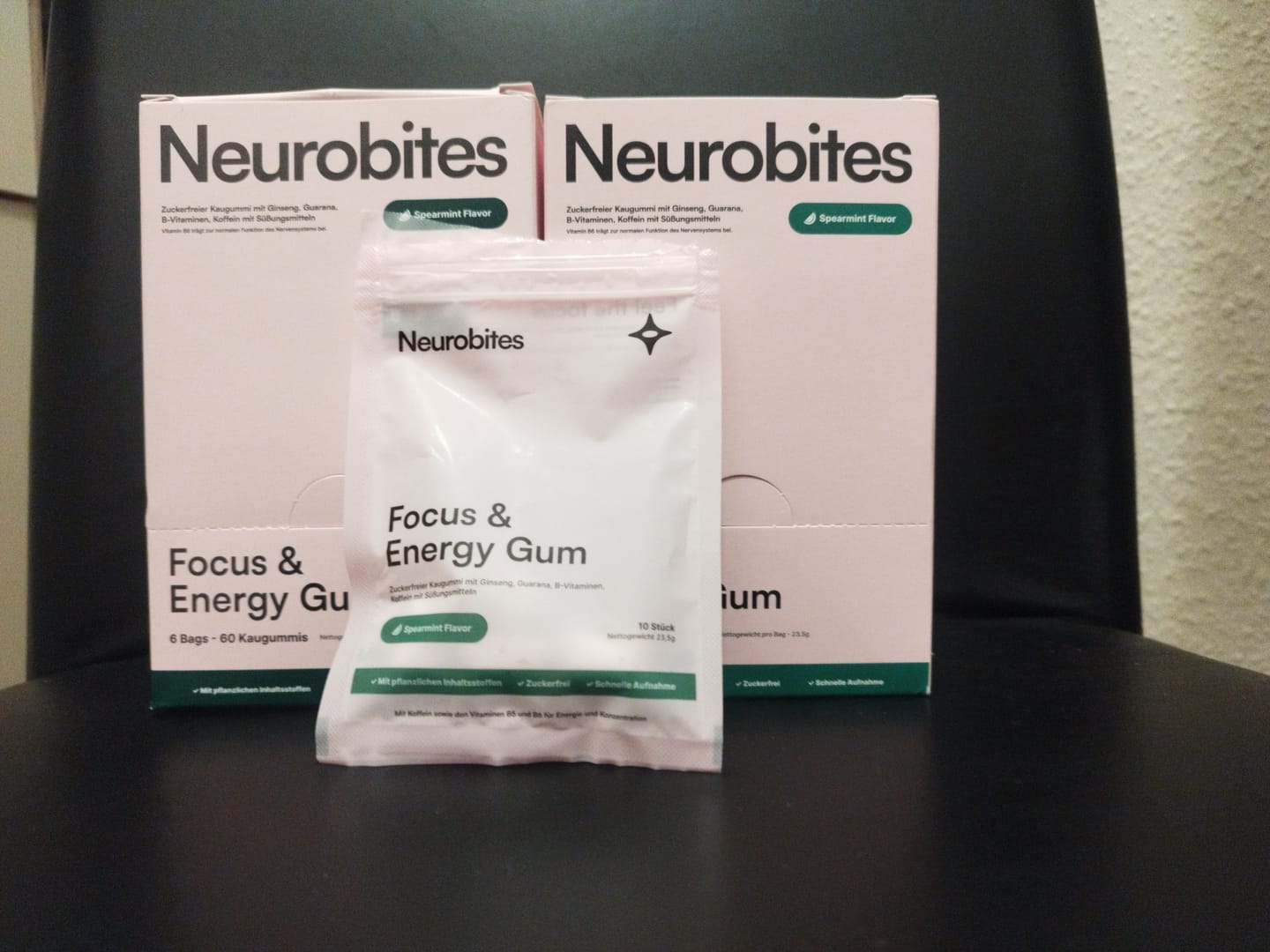 Customer photo review of Neurobites® Focus & Energy Gum (Performance-Starterpaket)