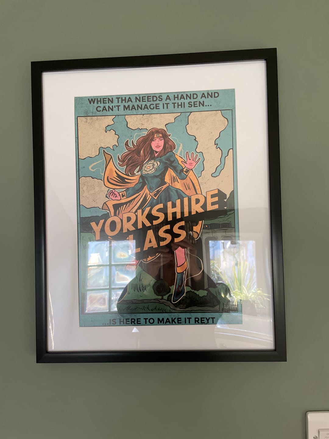 Customer photo review of Yorkshire Lass - Print