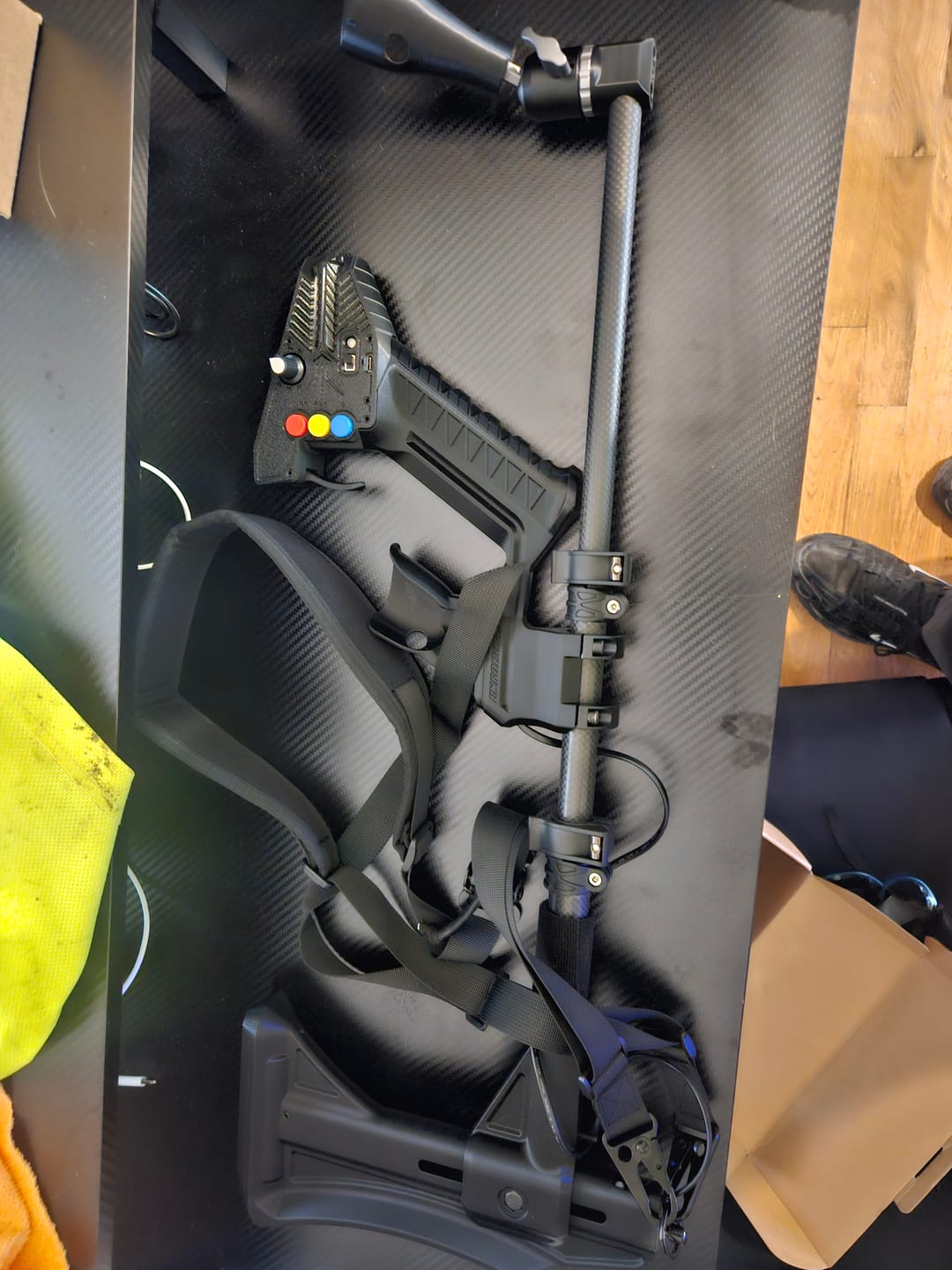 Customer photo review of Enforcer Revolt - Haptic Rifle Stock with Force Feedback for Quest VR