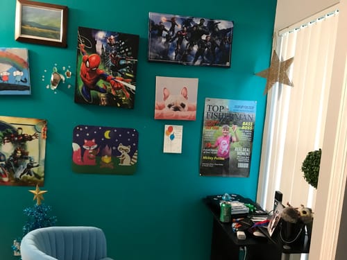 Customer photo review of Personalized "Top Fisherman" Magazine Cover Poster With Photo & Name Angler Funny Fisherman Gift For Fishing Lover