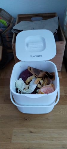 Customer photo review of YourCasa® Komposteimer - 7L - für alltäglichen Biomüll in der Küche