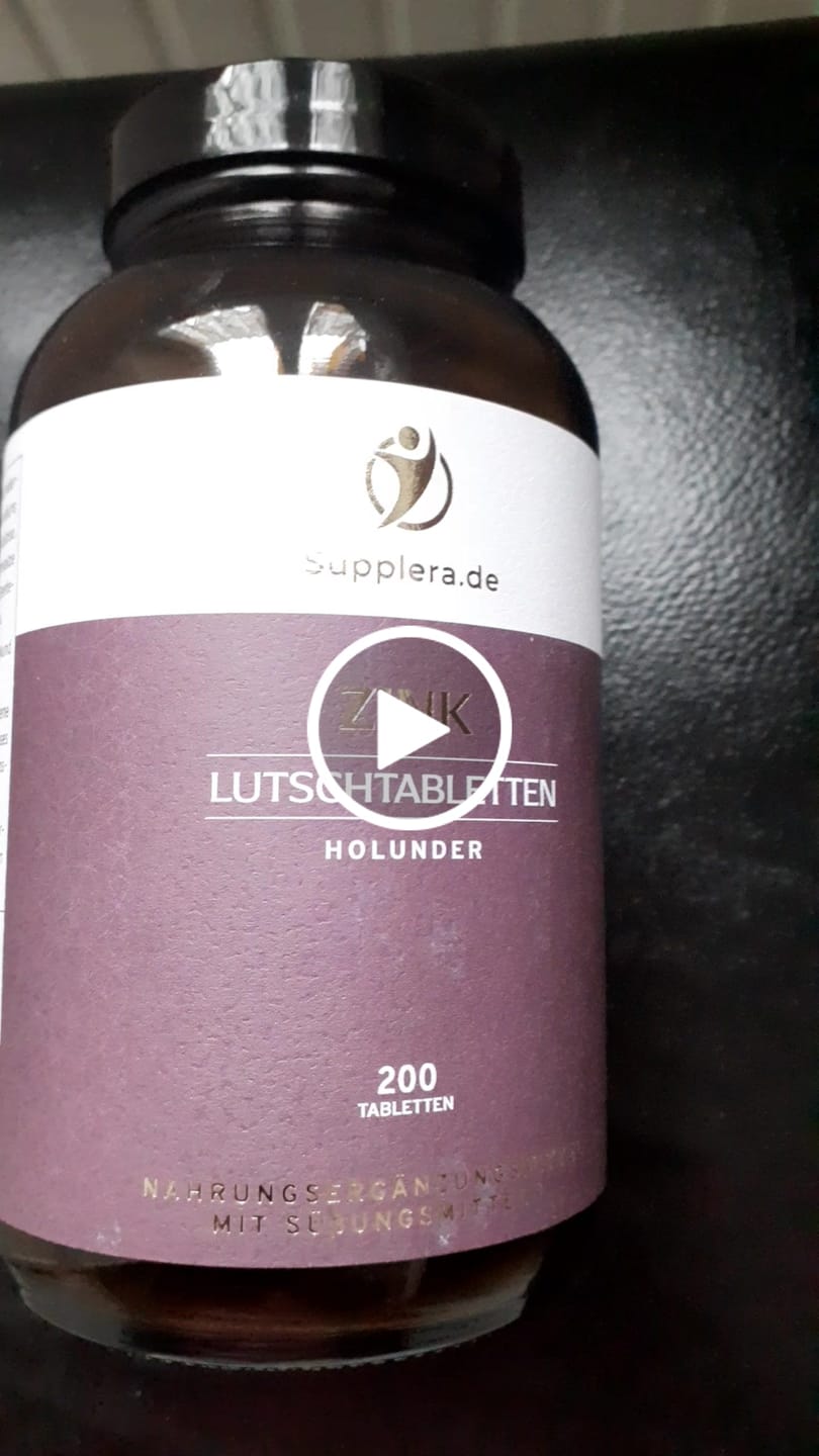 Customer video review of Lutschtabletten Zink Holunder