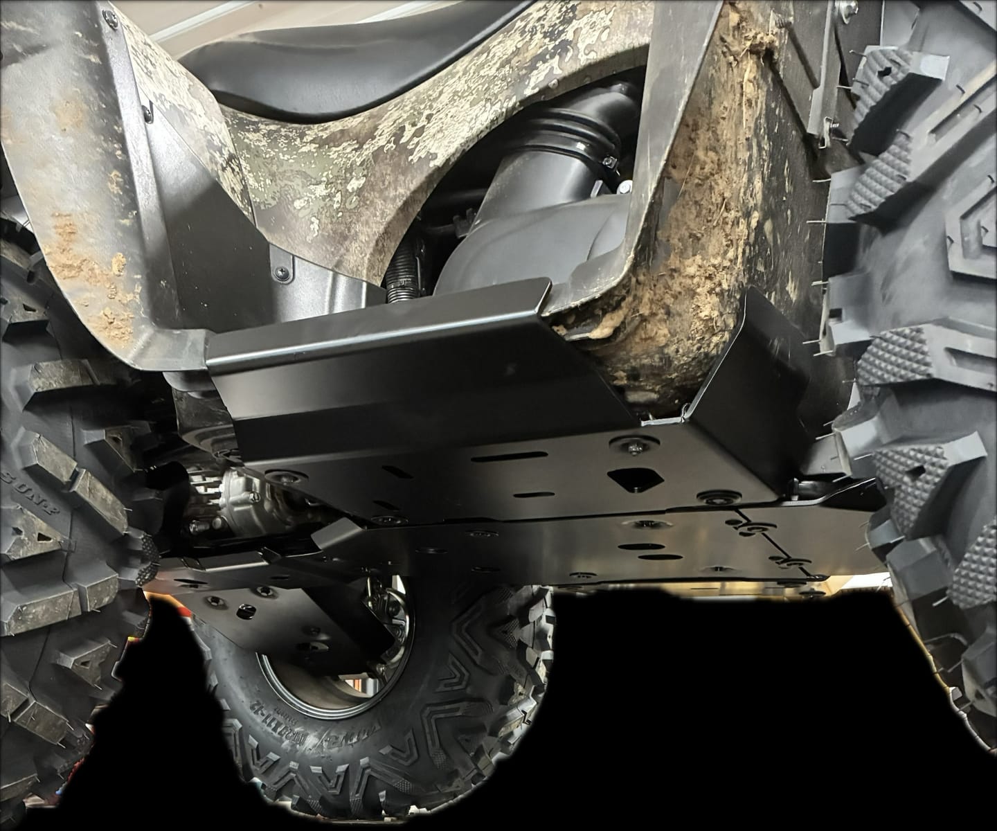 Customer photo review of Full Skid Plate Kit — Kawasaki Brute Force 650/750 (2008+)