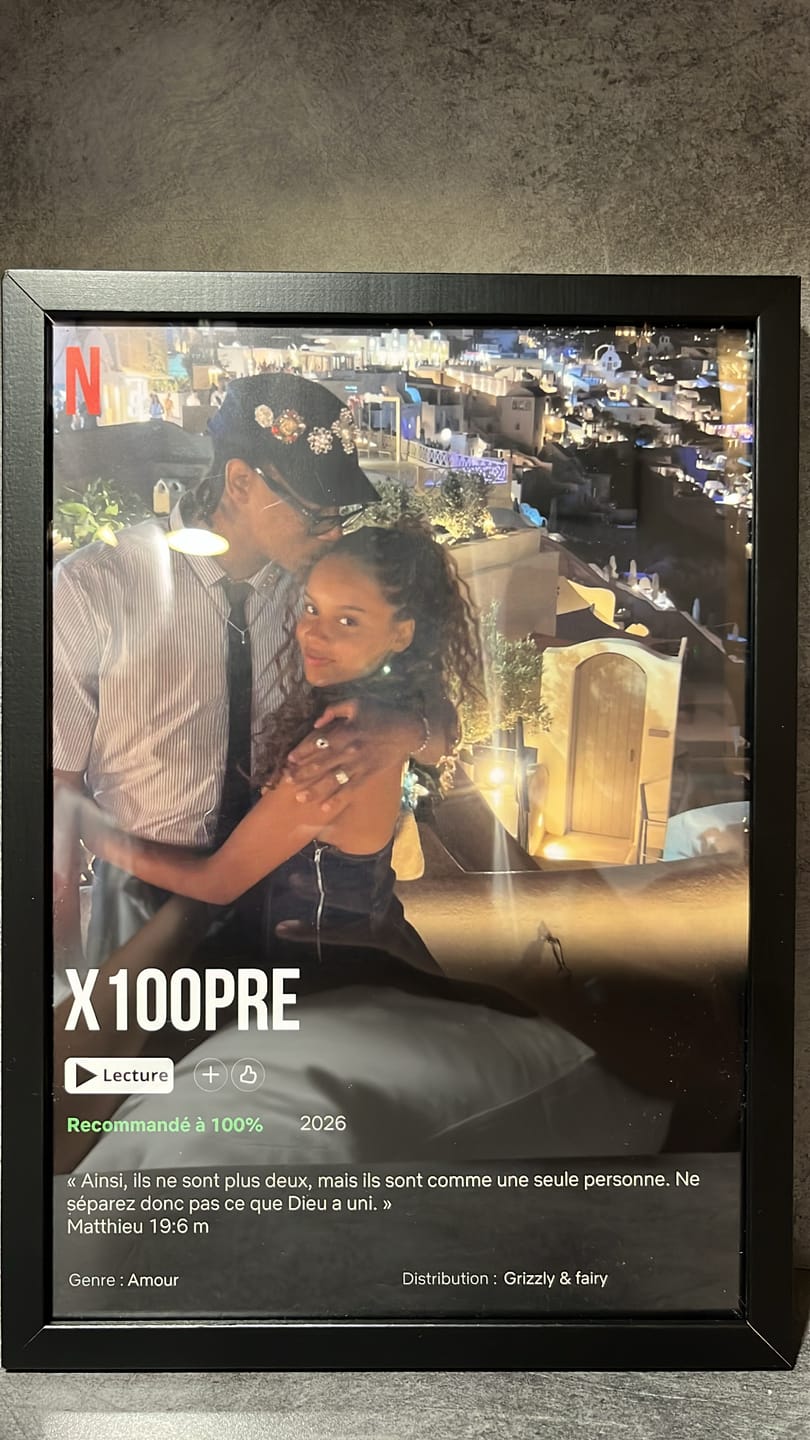 Customer photo review of Notre Propre Film - Affiche personnalisée