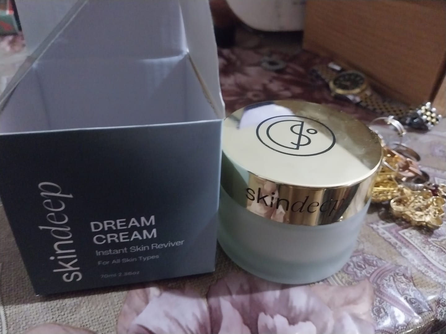 Customer photo review of DREAM CREAM - Instant Skin Reviver