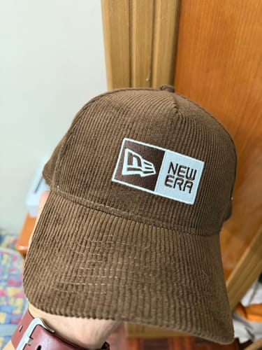 Customer photo review of 9FORTY A-Frame Corduroy Chocolate Snapback