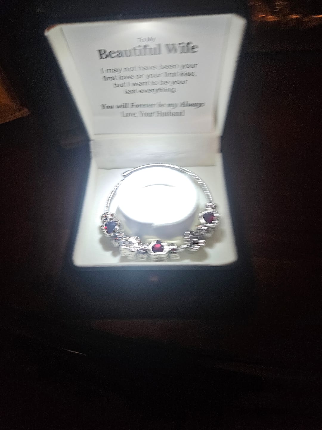 Customer photo review of To My Wife - Forever Love Bracelet