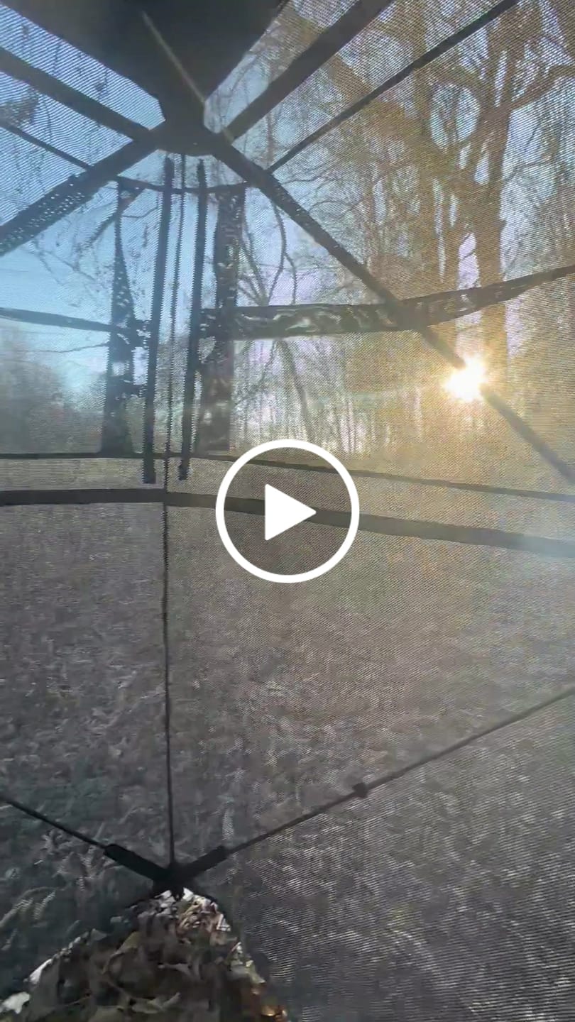 Customer video review of FLASH SALE VisX/VisMax See Through Hunting Blind, Pop Up Ground Deer Blind