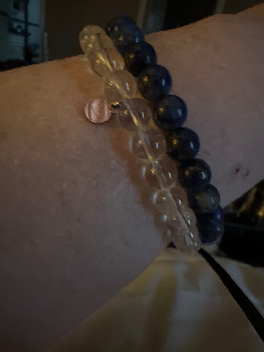 Customer photo review of Clear Quartz Bracelet