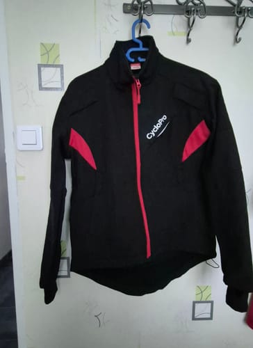 Avis photo d'un client sur Veste thermique cyclisme grand froid - Extraconfort