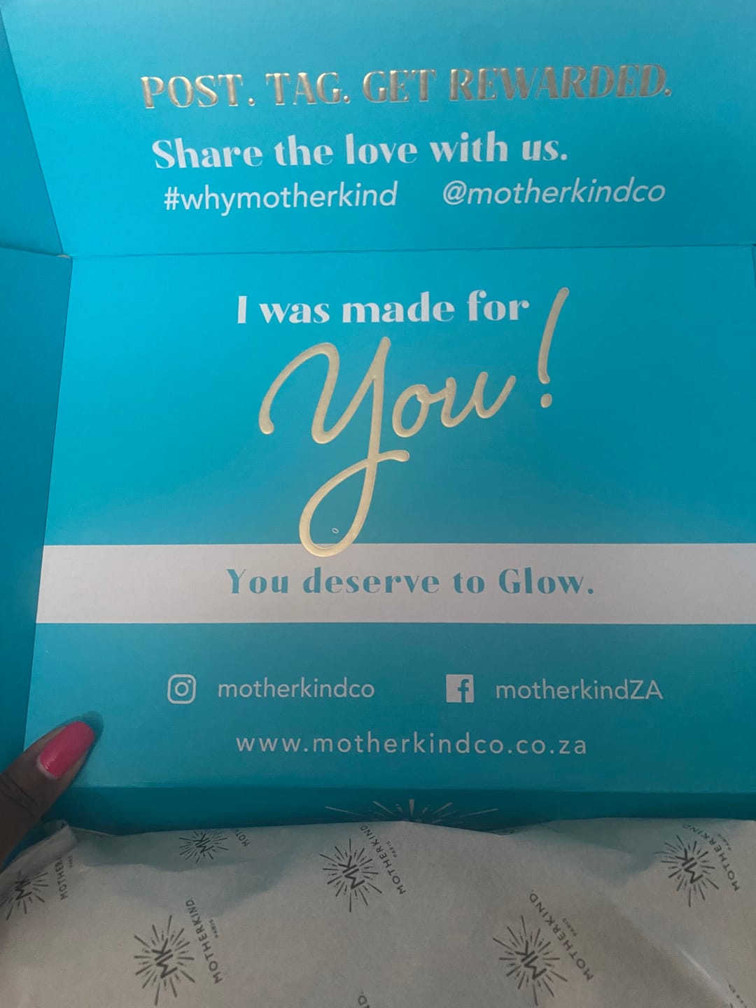 Customer photo review of Glow From Within Single Serving Sachet Starter Kit