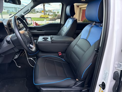 Customer photo review of Premium Custom-Fit Seat Covers