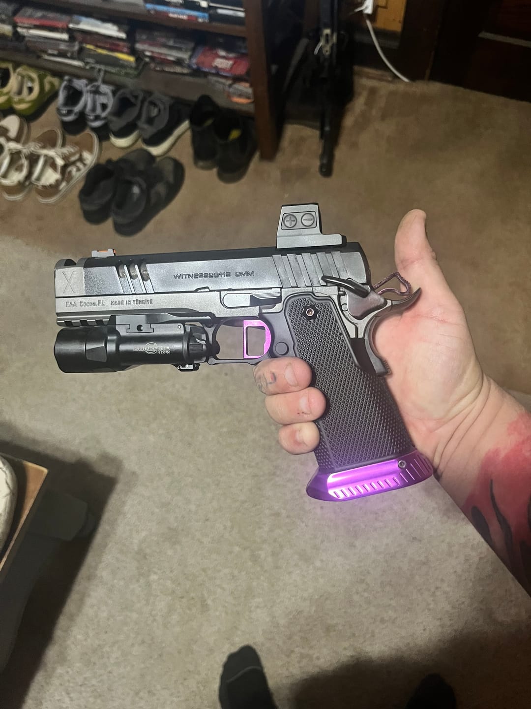 Customer photo review of STI 2011 Aluminium Magwell | IPSC/USPSA Limited