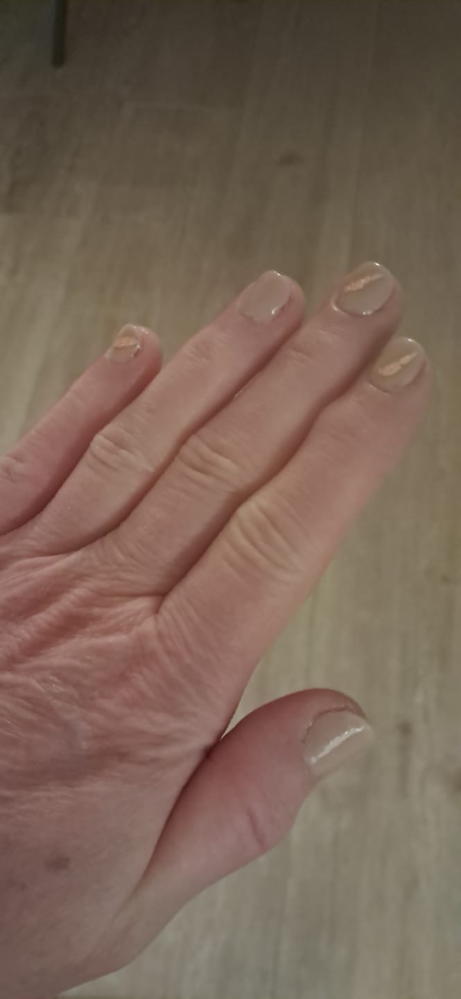 Customer photo review of Caramel Macchiato Dipping Powder