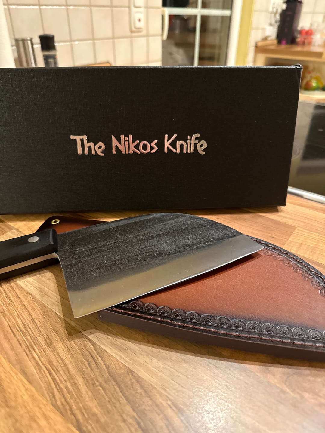 Customer photo review of The Nikos Knife™