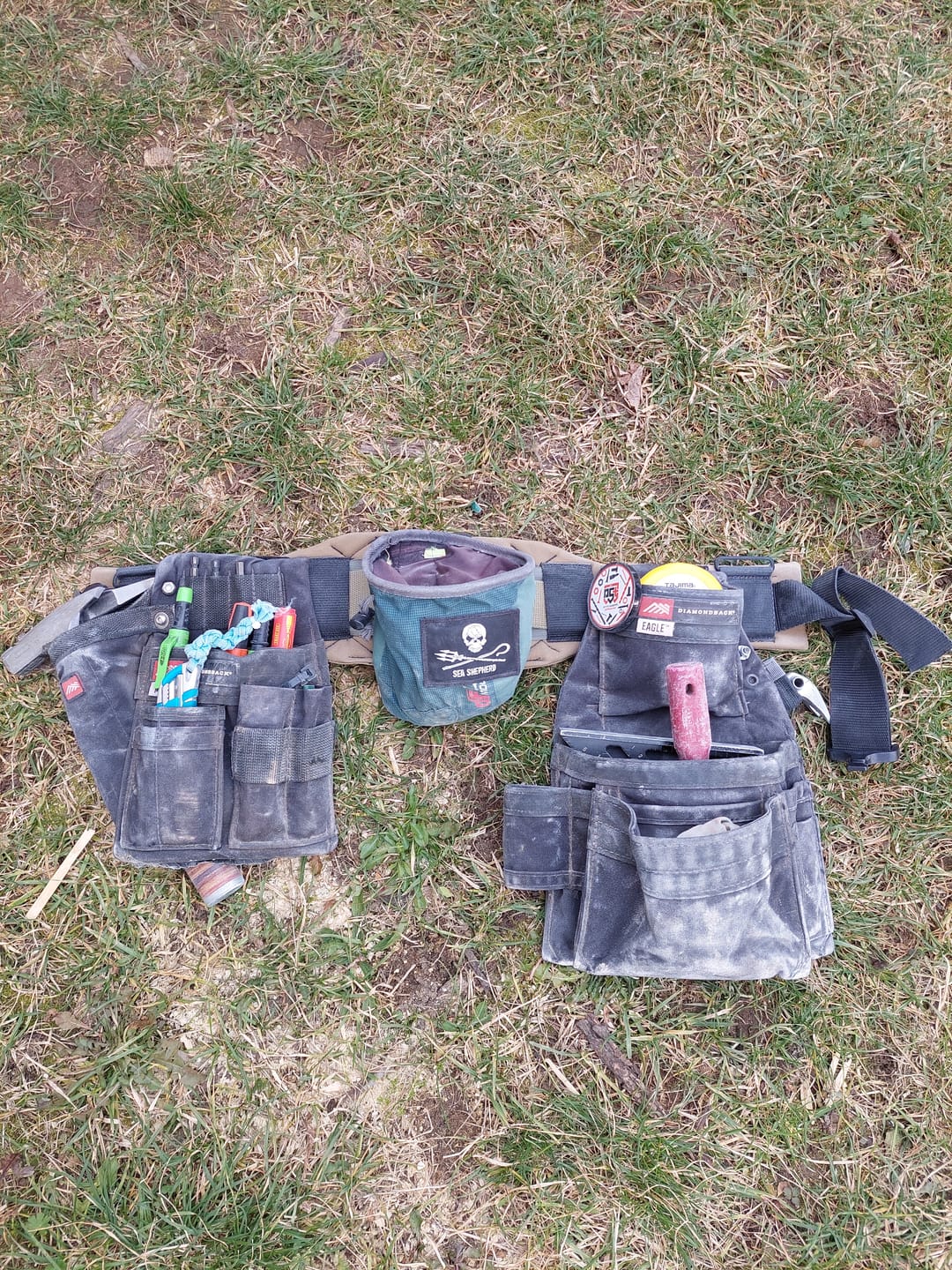 Customer photo review of Badger Toolbelts | Belt Sawdust Sage