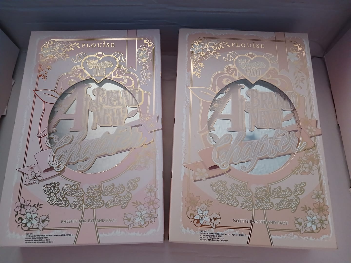 Customer photo review of P. Louise A Brand New Chapter Palette - Chapter Two