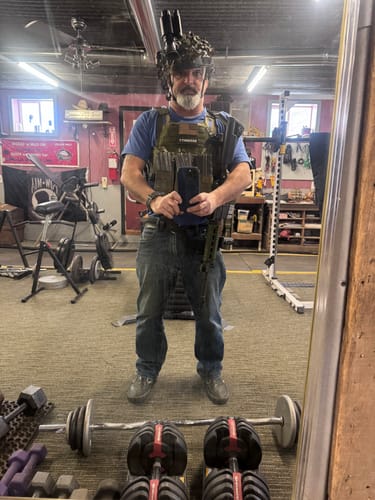 Customer photo review of [NEW] HEAT Thermal / VIPER Night Vision Goggles Bridgeable Monoculars