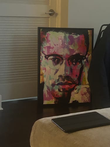 Customer photo review of Malcom X Canvas Set