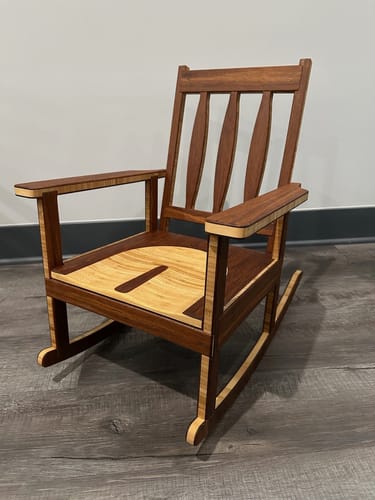 Customer photo review of Kids Rocking Chair Digital File