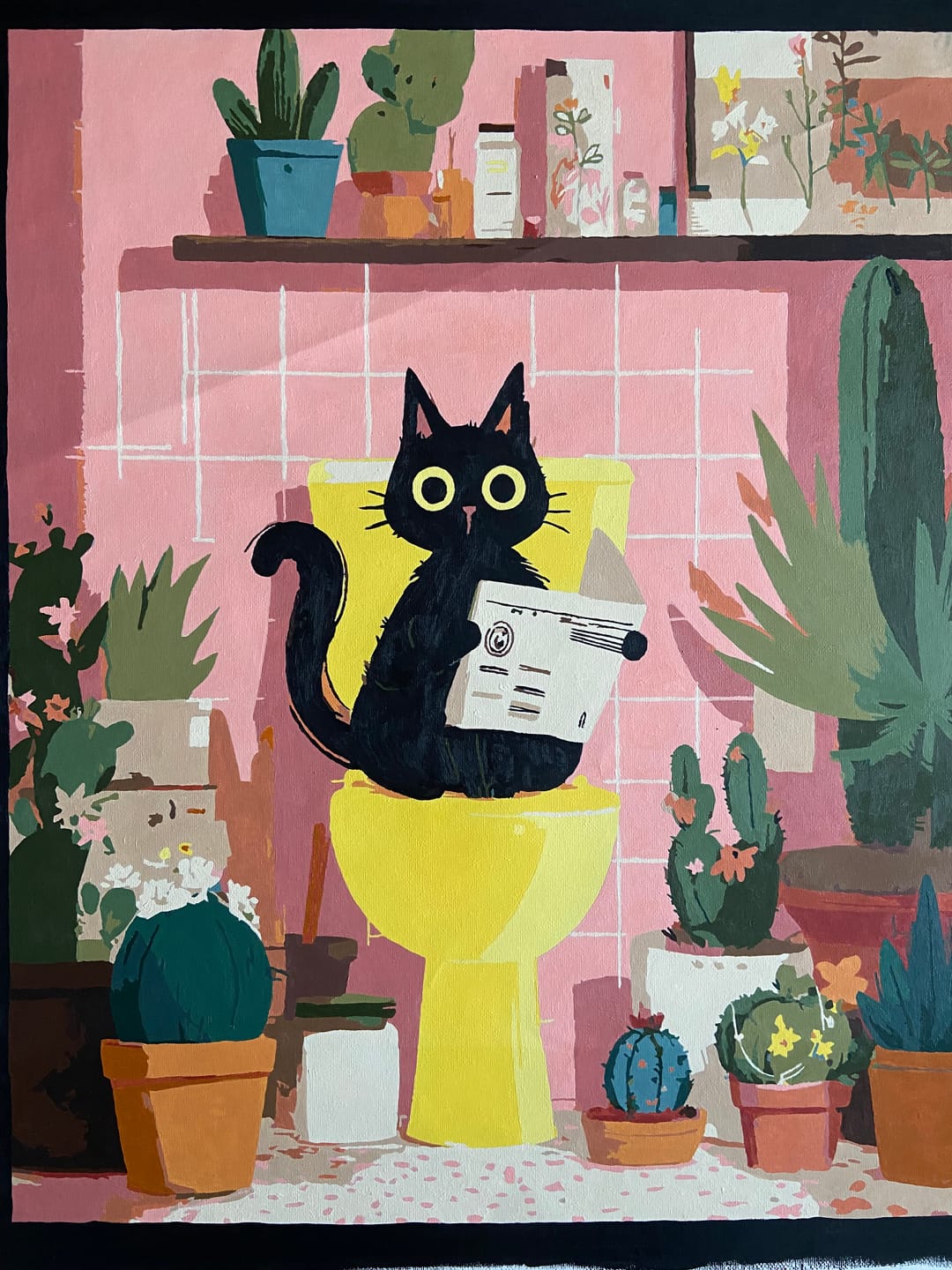 Customer photo review of De zwarte kat op het toilet