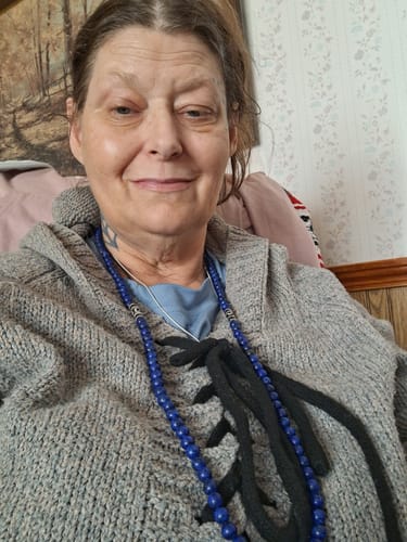 Customer photo review of 2 Lapis Lazuli Third Eye Malas