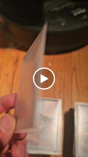 Customer video review of Custom Card Sleeves