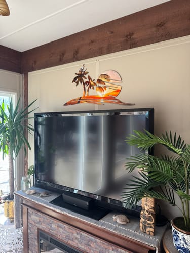 Customer photo review of Sunset Beach Printed Wall Art