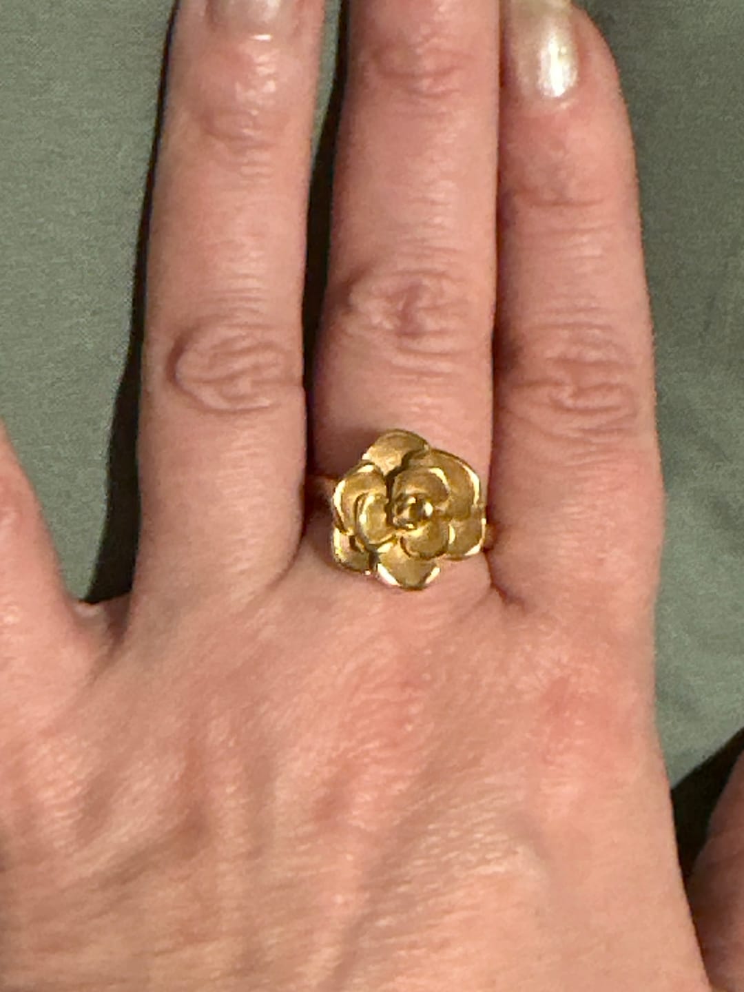 Customer photo review of Pua Kala Floral Ring