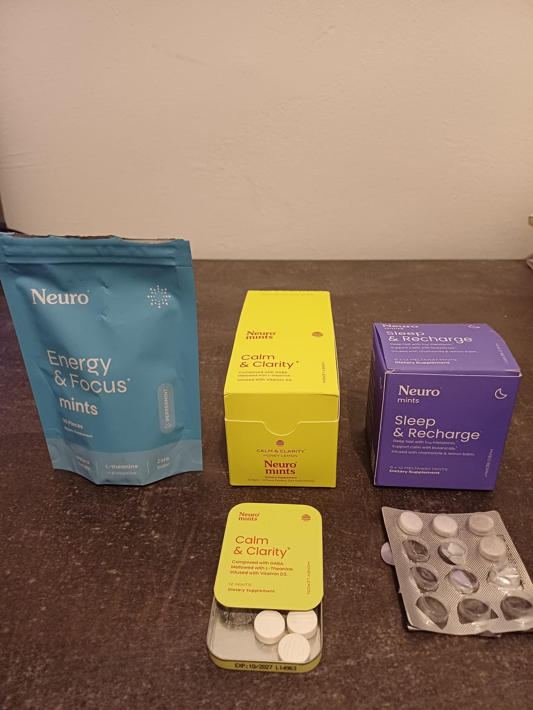 Customer photo review of Calm & Clarity Mints