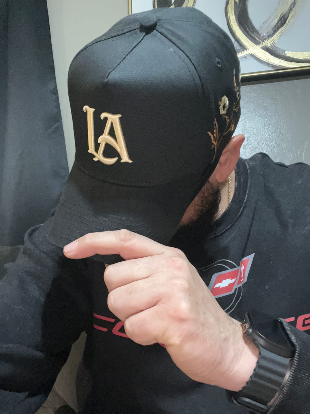 Customer photo review of 918 LA Branch Hats