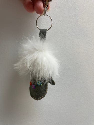 Customer photo review of Mini Mitten keychain PDF