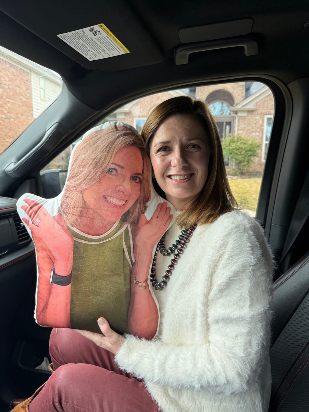Customer photo review of Custom Shaped Pillow with Loved One Picture of Person/Pet Personalized 3d Photo Pillow