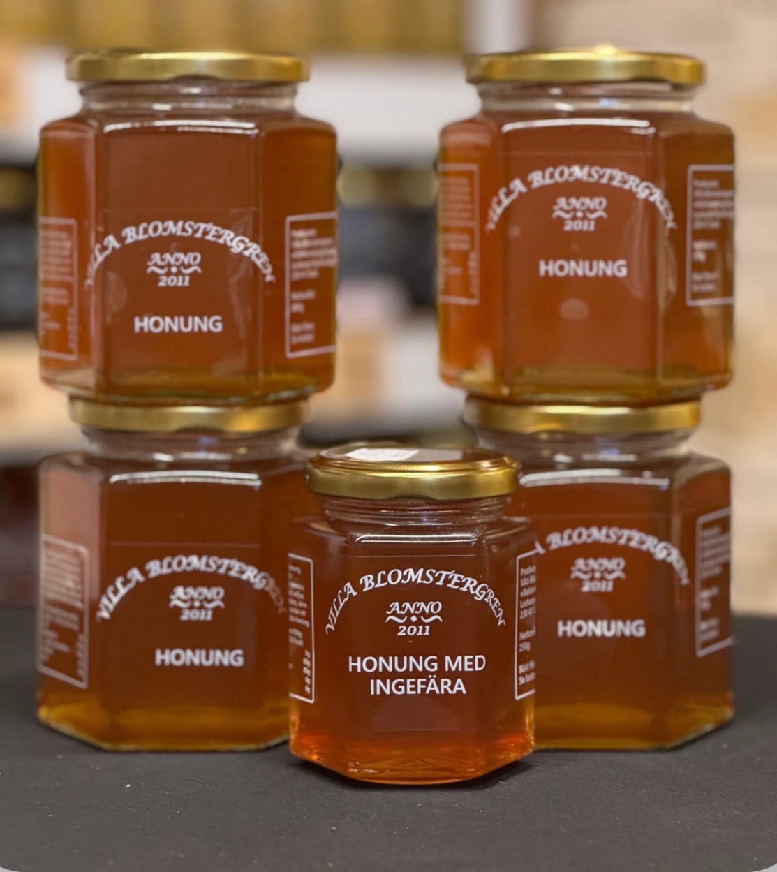 Customer photo review of 2 kg flytande honung + 250g honung med ingefära för 579kr ink. fri frakt!