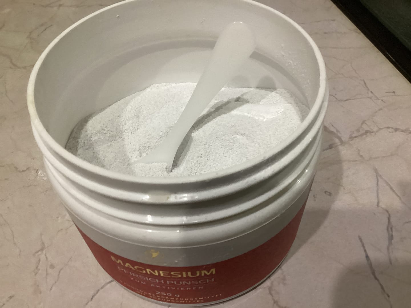Customer photo review of Ionisches Magnesium Pfirsich Punsch