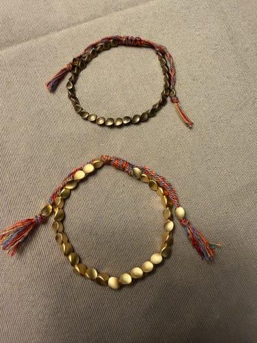 Customer photo review of 2 Tibetan Bracelets of Fortune