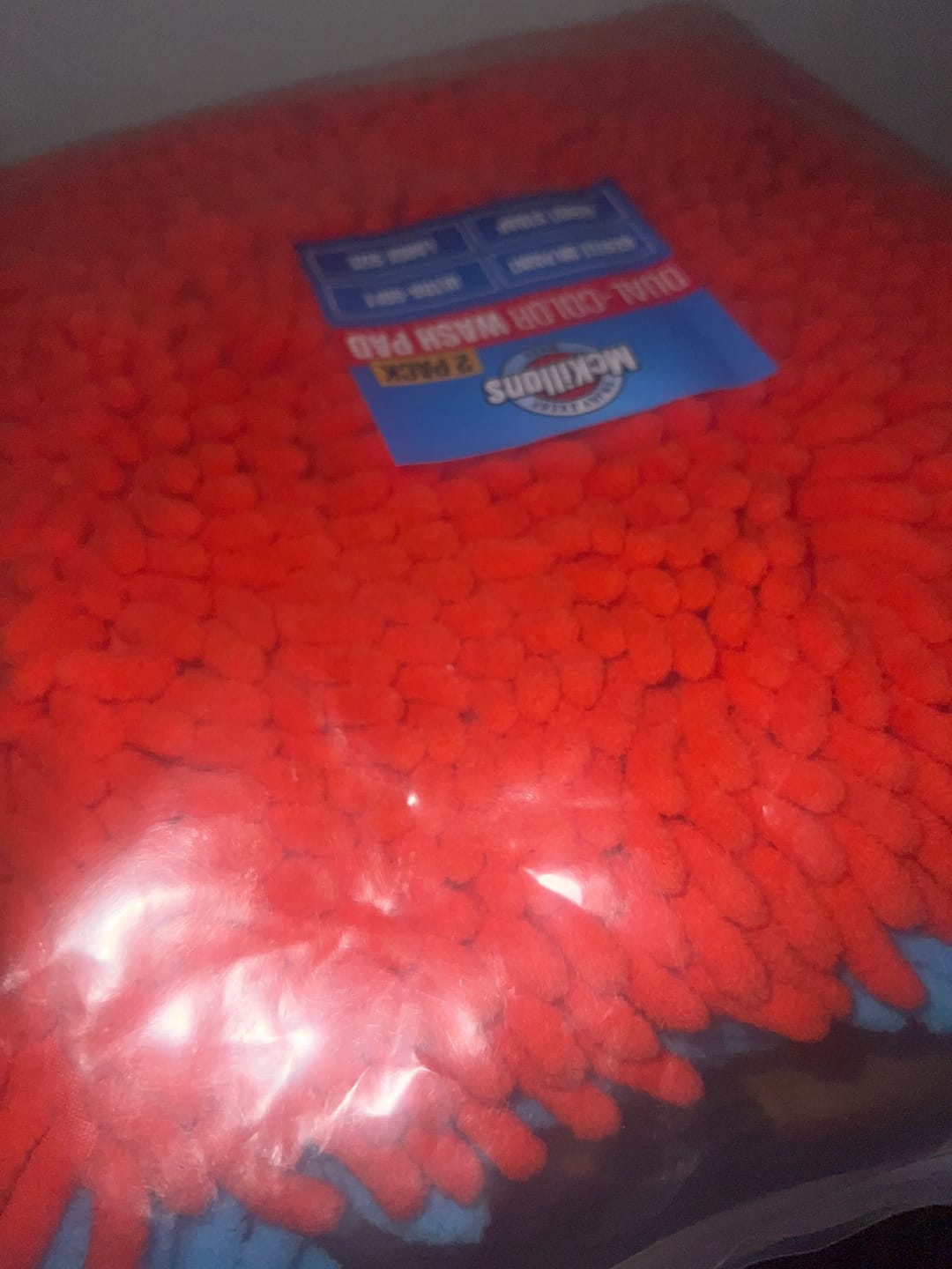 Customer photo review of McKillans® Dual-Color Chenille Wash Pad (Pack of 2)